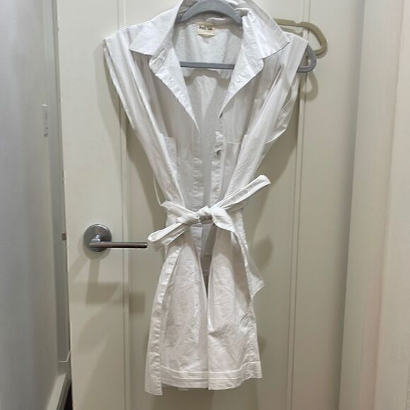 Peach Love California Pants - Peach Love White Romper Wrap Dress Size Small
